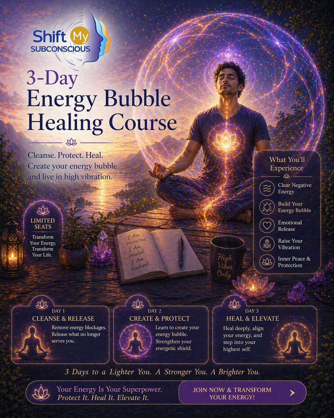 3-Day Energy Bubble Healing Course
